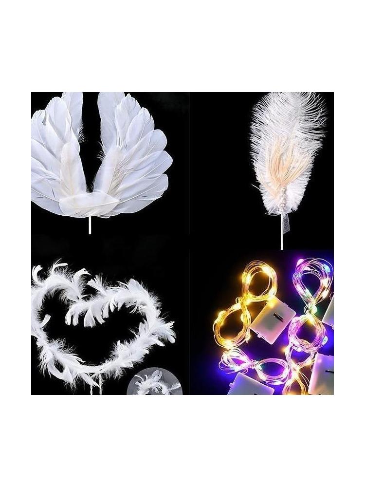 Pearl White Feathers Light Str - Kitchen Decor Lighting recensie en prijs