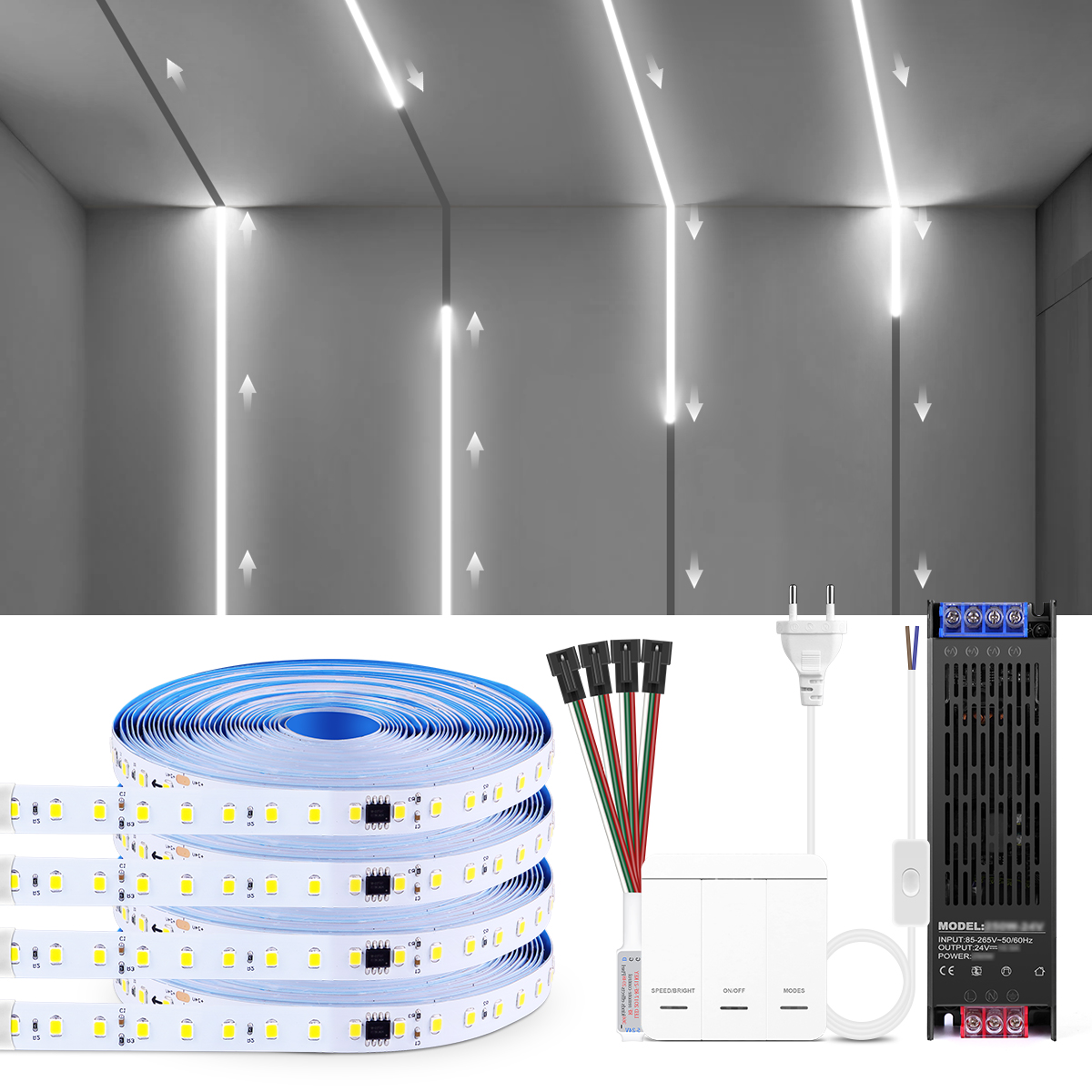 Smart Addressable1-4pcs LED St - Lighting Bolt Decor recensie en prijs