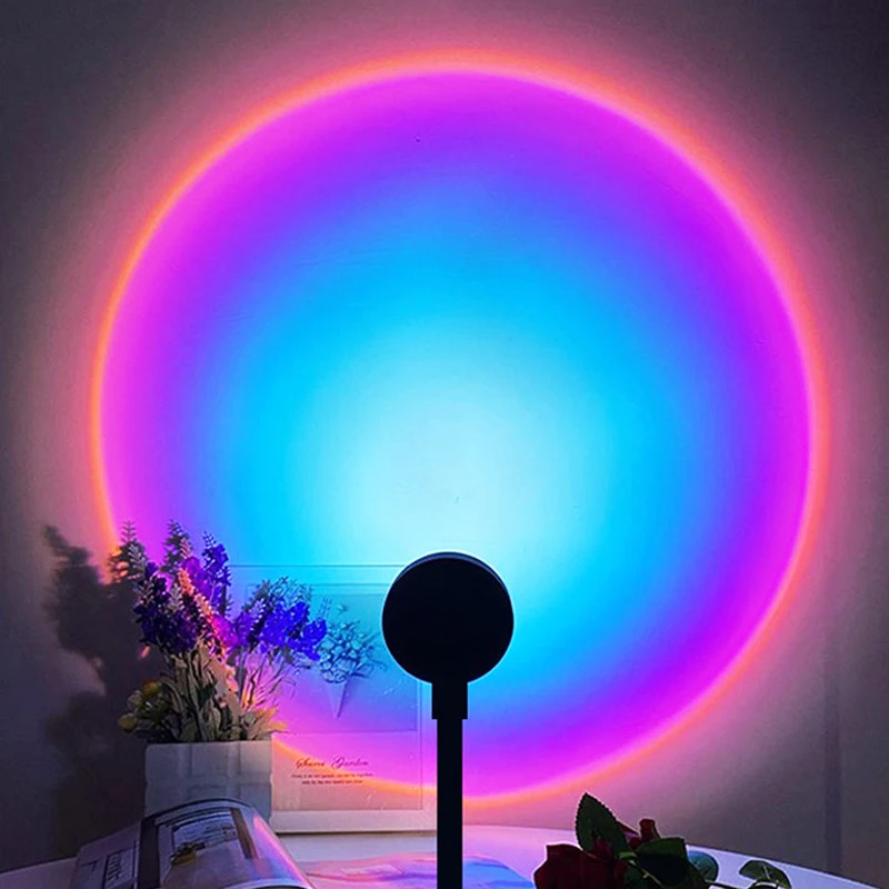 1-4pcs Sunset Lamp LED Rainbow - Sunset Lamp Projection recensie en prijs