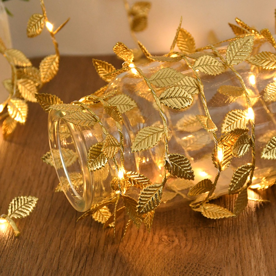 Golden Leaf Rattan Copper Wire - Outdoor Lighting Wedding Decor recensie en prijs
