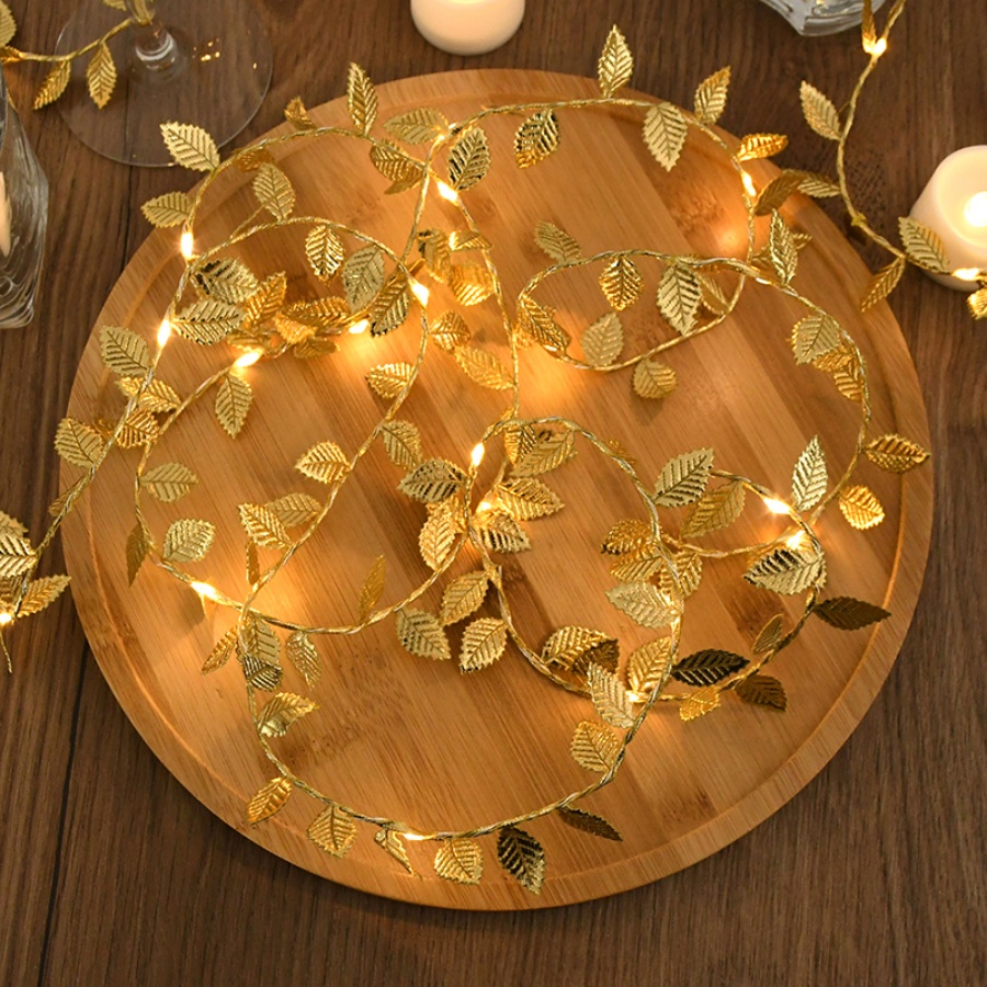 Golden Leaf Rattan Copper Wire - Outdoor Lighting Wedding Decor recensie en prijs