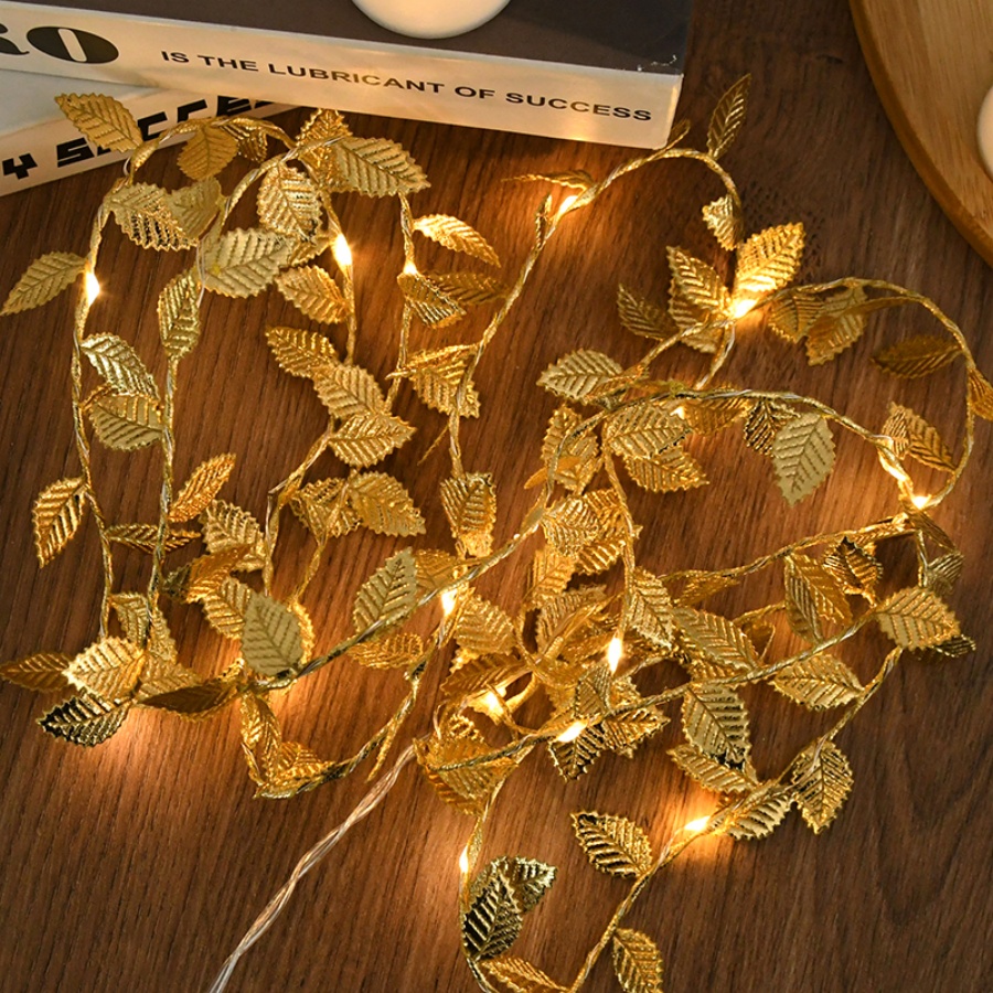 Golden Leaf Rattan Copper Wire - Outdoor Lighting Wedding Decor recensie en prijs