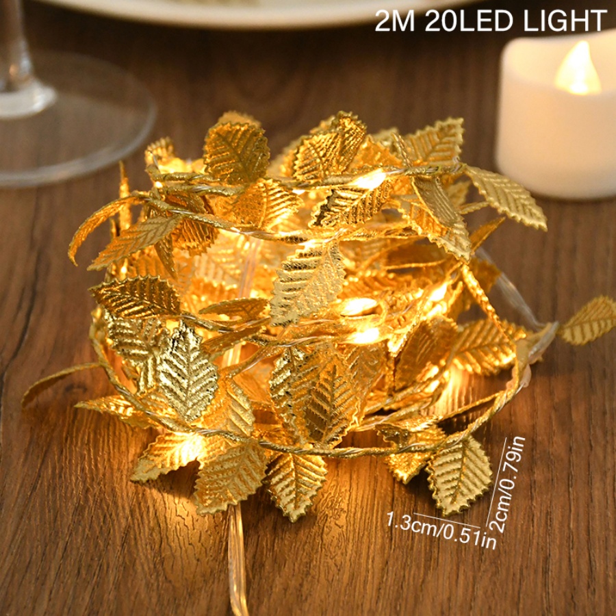 Golden Leaf Rattan Copper Wire - Outdoor Lighting Wedding Decor recensie en prijs