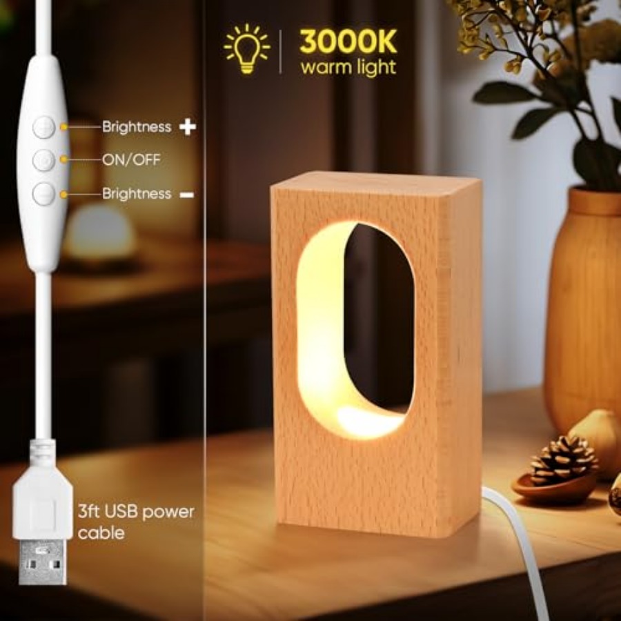 LED Wood Desk Lamp, Bedroom Be - Lighting Decor For Bedroom recensie en prijs