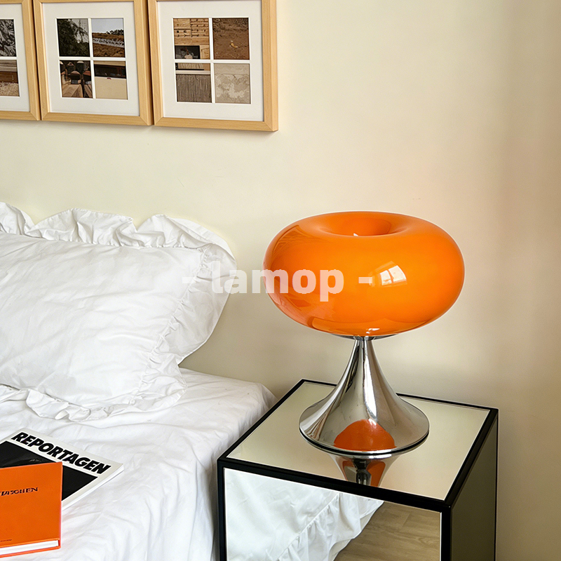 Murano Glass Gloss Orange Donu - Lighting Decor For Bedroom recensie en prijs