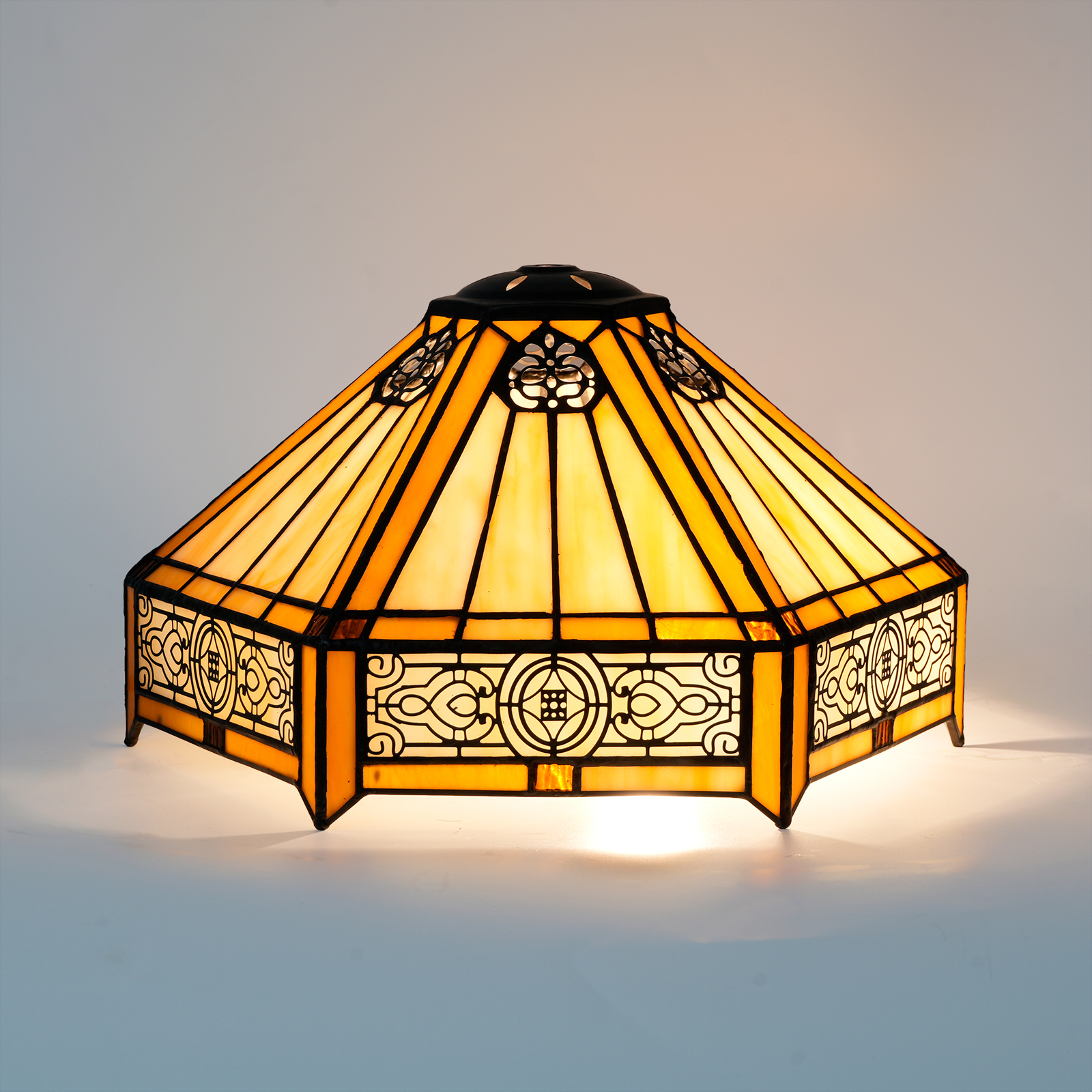 Vintage Hexagon Glass Lampshad - Geometric Lamp Shade recensie en prijs