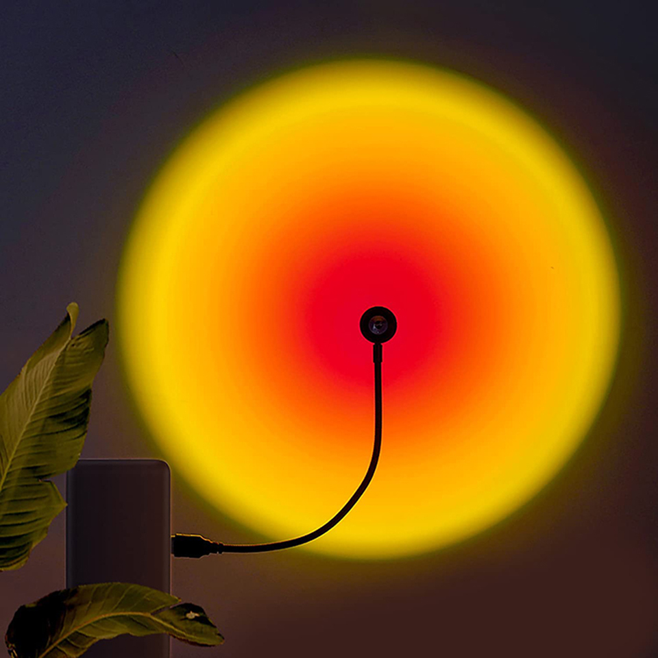 1x USB Sunset Lamp LED Rainbow - Sunset Lamp Projection recensie en prijs