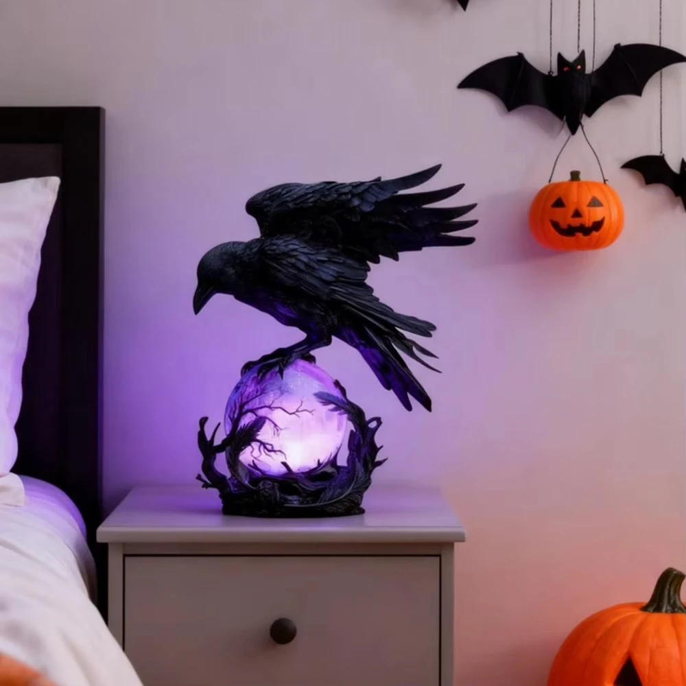 Creative Gothic Raven LED Lamp - Unique Lighting Decor recensie en prijs