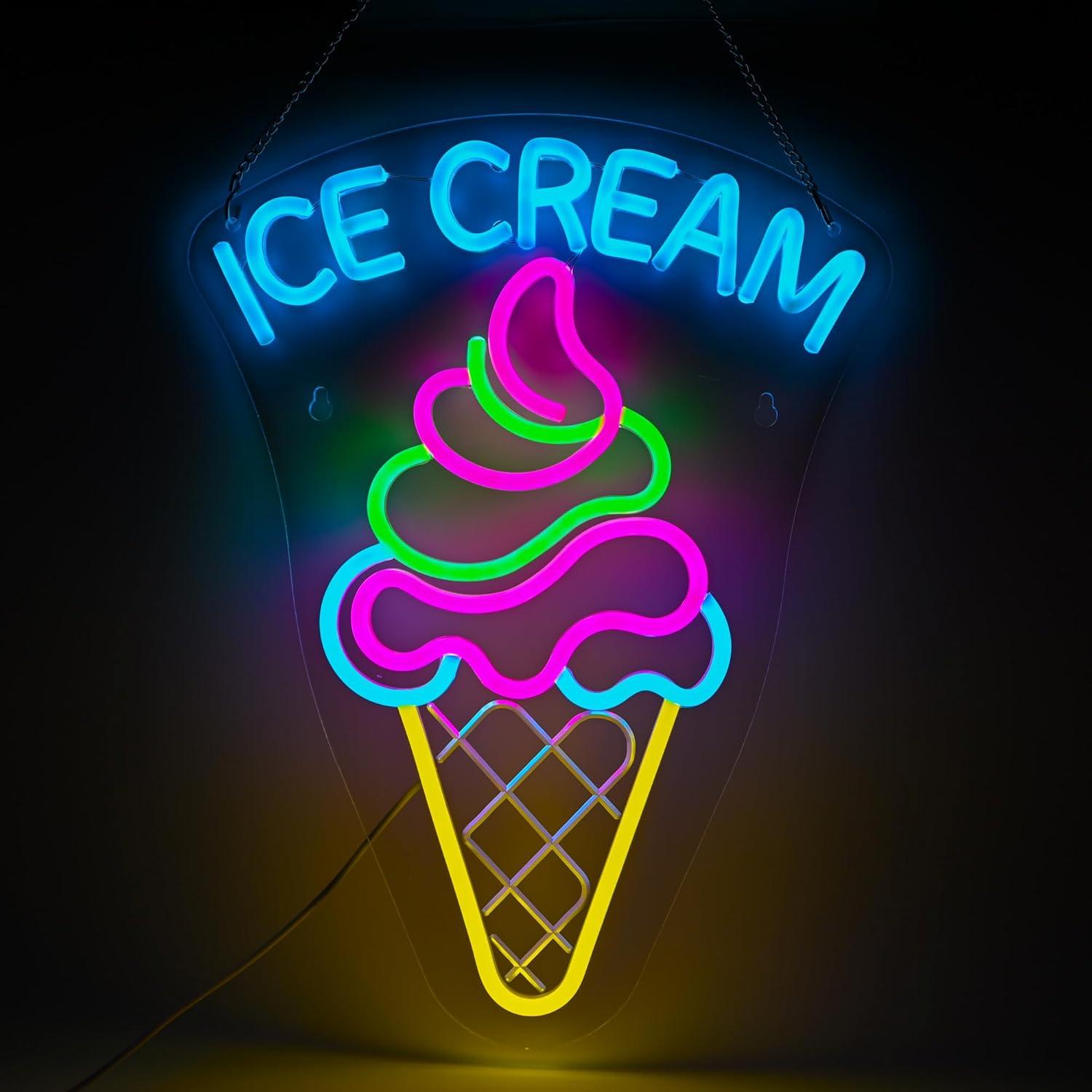 Ice Cream Neon Sign Dimmable D - Lighting Decor For Bedroom recensie en prijs