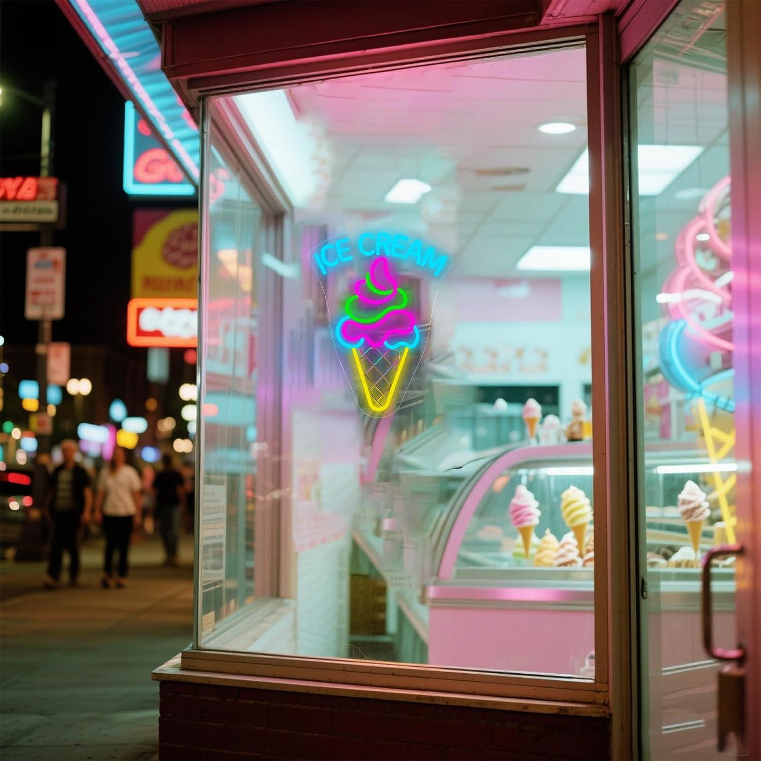 Ice Cream Neon Sign Dimmable D - Lighting Decor For Bedroom recensie en prijs