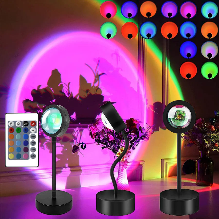 Sunset Lamp Night Light Multi  - Sunset Lamp Projection recensie en prijs