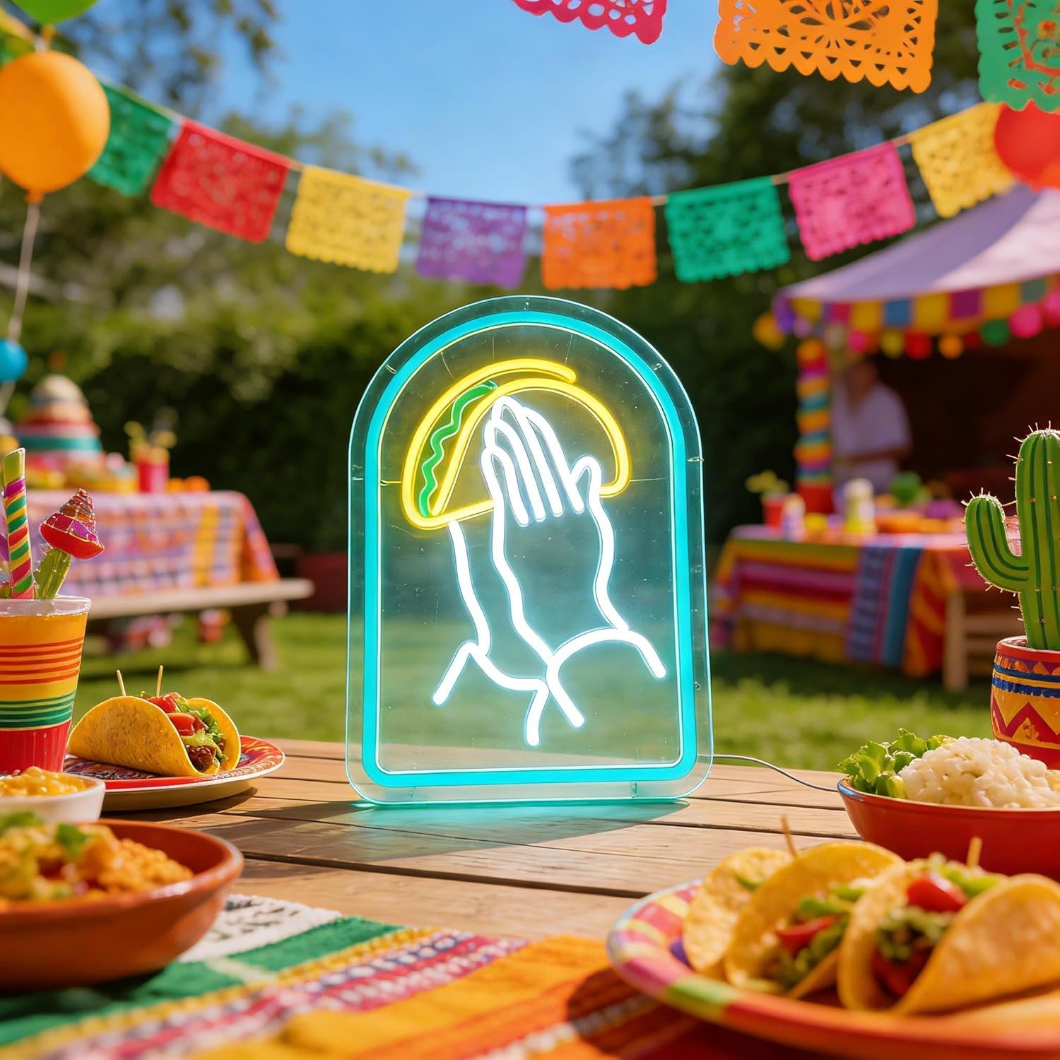 Taco LED Neon Sign LED Wall Li - Outdoor Lighting Decor Ideas recensie en prijs
