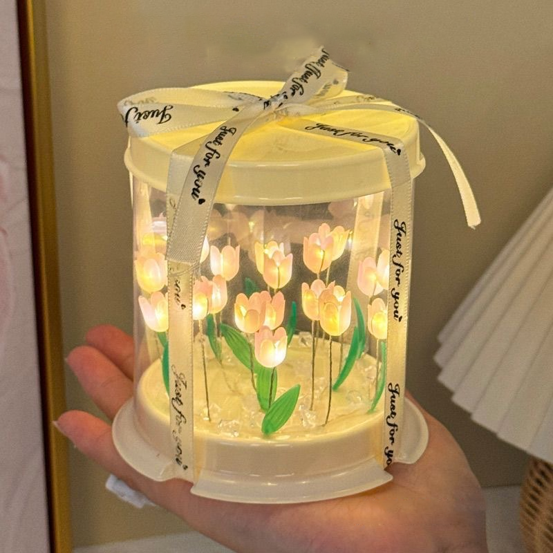 DIY Tulip Lamp Simulation Flow - Lighting Decor For Bedroom recensie en prijs