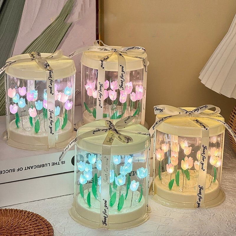 DIY Tulip Lamp Simulation Flow - Lighting Decor For Bedroom recensie en prijs