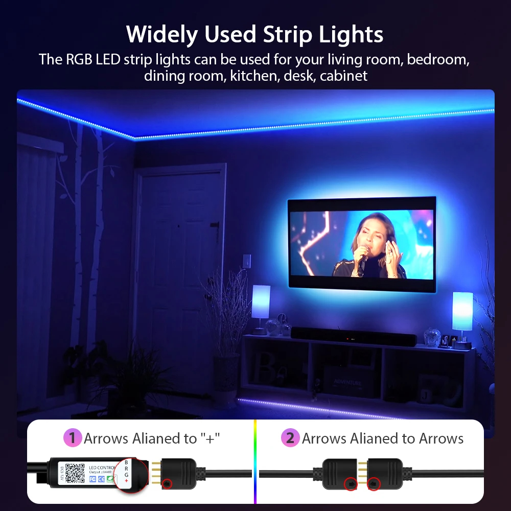 RGB 5050 Bluetooth LED Strip L - Lighting Bolt Decor recensie en prijs