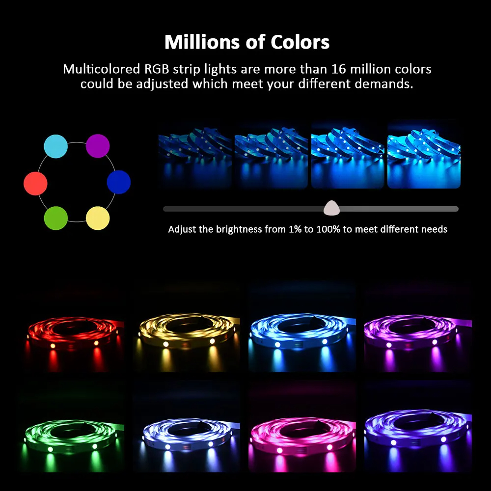 RGB 5050 Bluetooth LED Strip L - Lighting Bolt Decor recensie en prijs