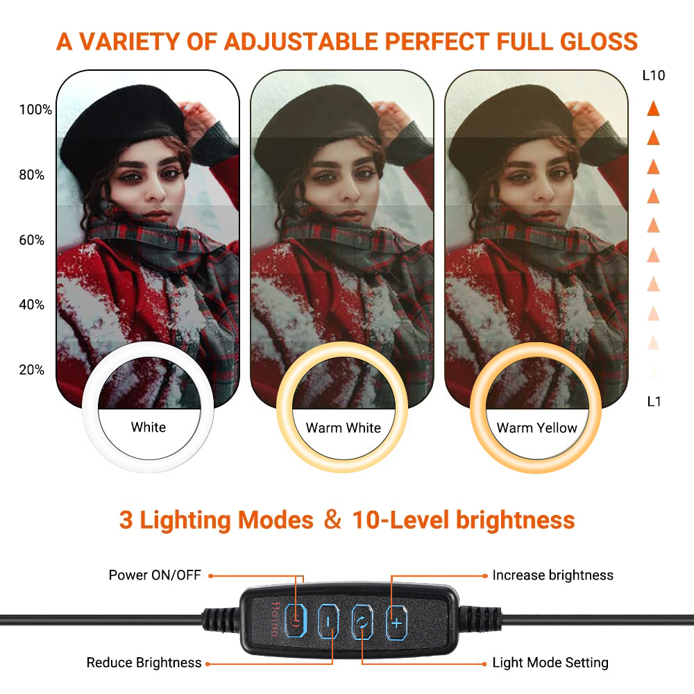 26cm 10 inch Led Ring Selfie L - Lighting Gallery recensie en prijs
