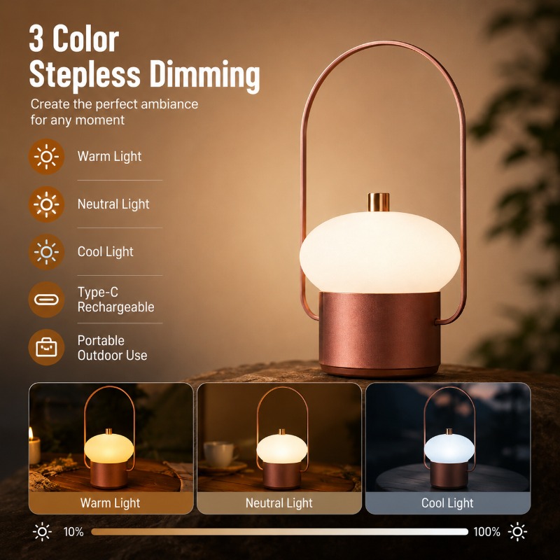 Rechargeable Portable Mushroom - Mushroom Table Lamp recensie en prijs