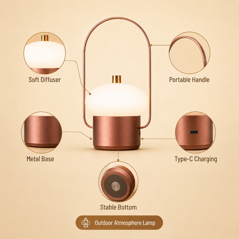 Rechargeable Portable Mushroom - Mushroom Table Lamp recensie en prijs