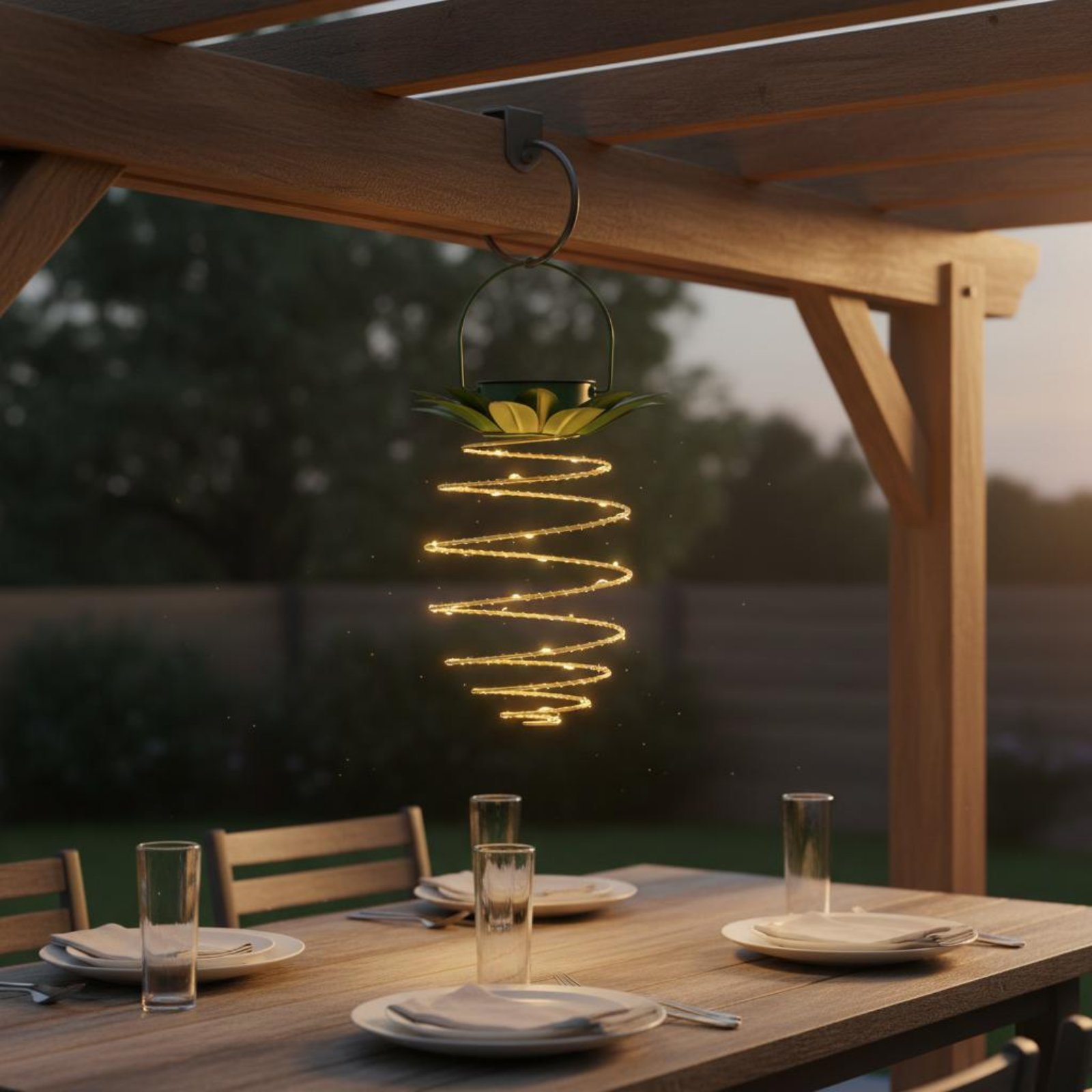 2 Pieces Solar Pineapple Lamp  - Garden Lighting Decor recensie en prijs