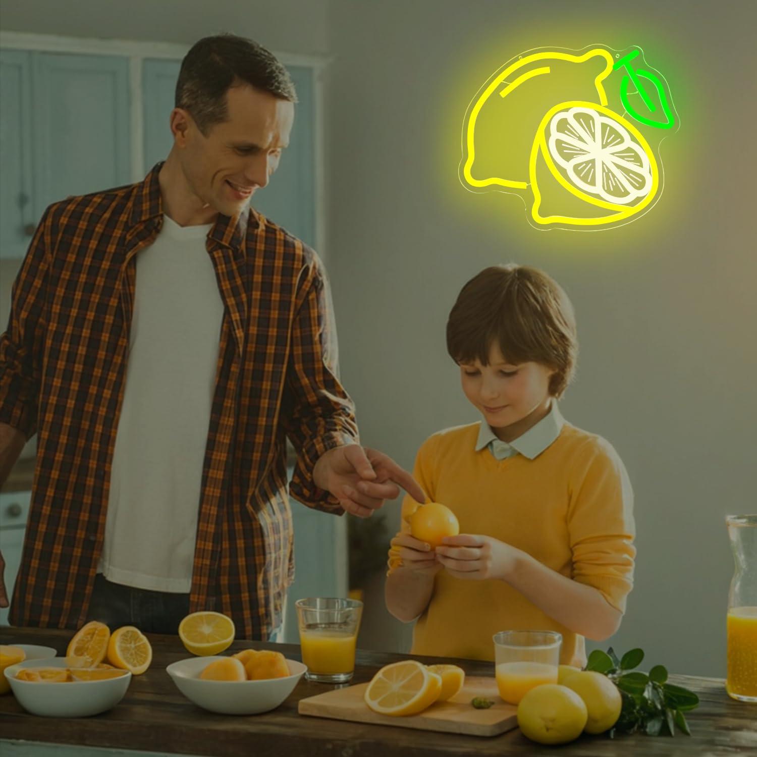 Lemon Neon Sign Dimmable LED L - Kitchen Decor Lighting recensie en prijs