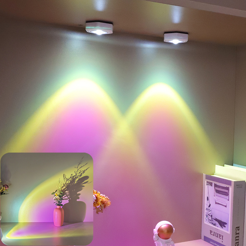 Creative Hexagonal Cat Eye Und - Sunset Lamp Projection recensie en prijs