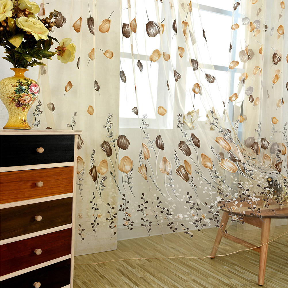 100x200cm Tulip Voile Curtains - Kitchen Decor Lighting recensie en prijs