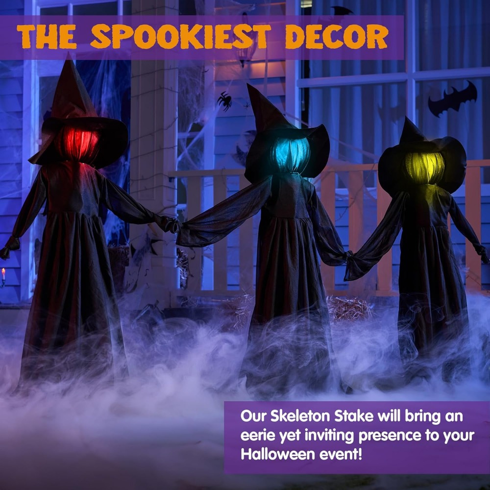 3 Pack 51'' Halloween Witch De - Decor Lighting Pack recensie en prijs
