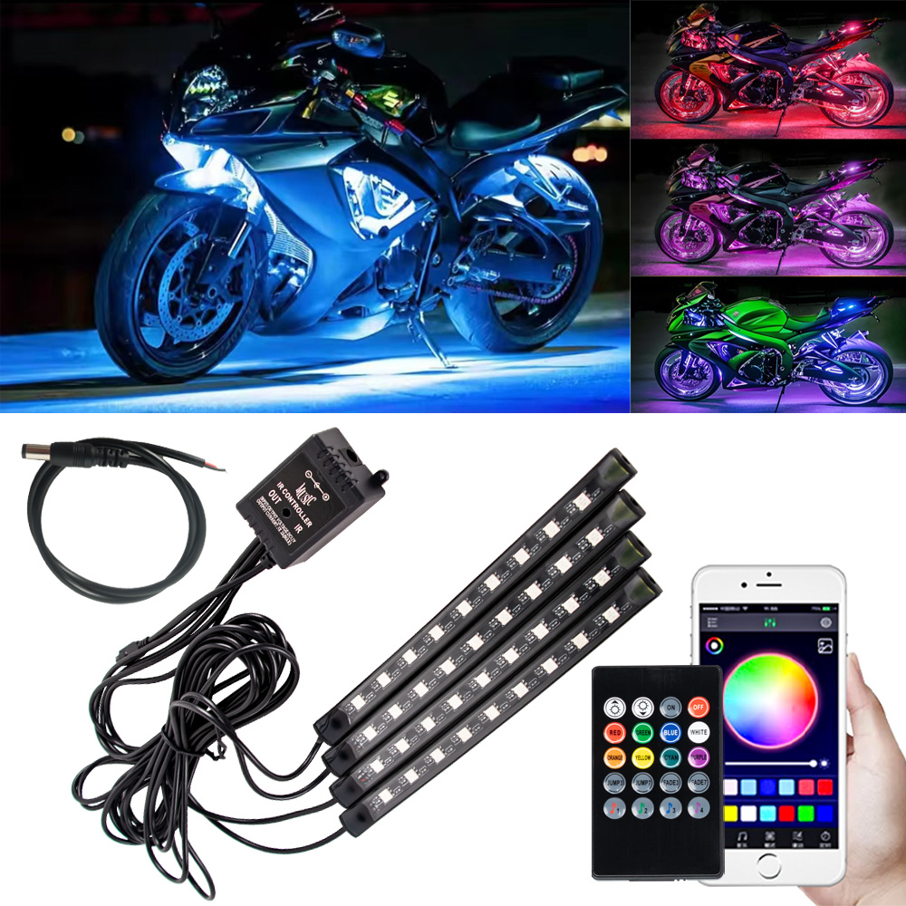 LED Motorcycle Car Atmosphere  - Lighting Bolt Decor recensie en prijs