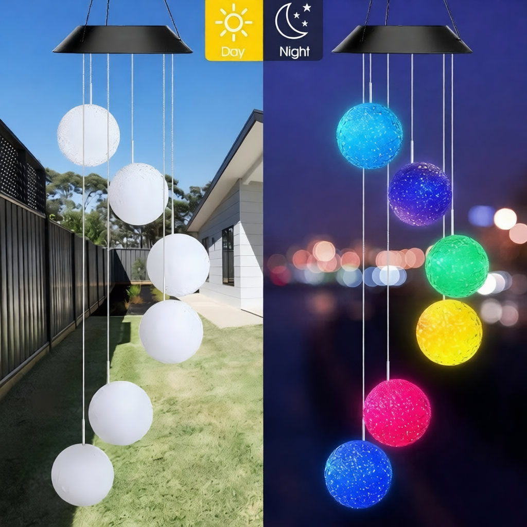 Solar Wind Chime Light Humming - Outdoor Lighting Decor Ideas recensie en prijs