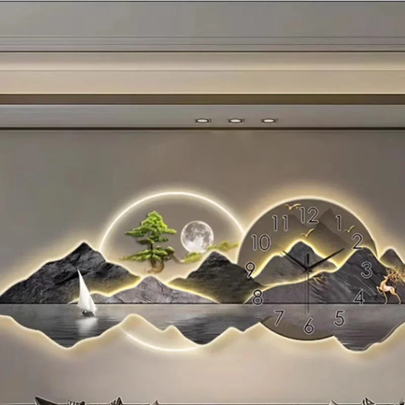 Modern Chinese Painting with C - Lighting Home Decor Wall Clocks recensie en prijs