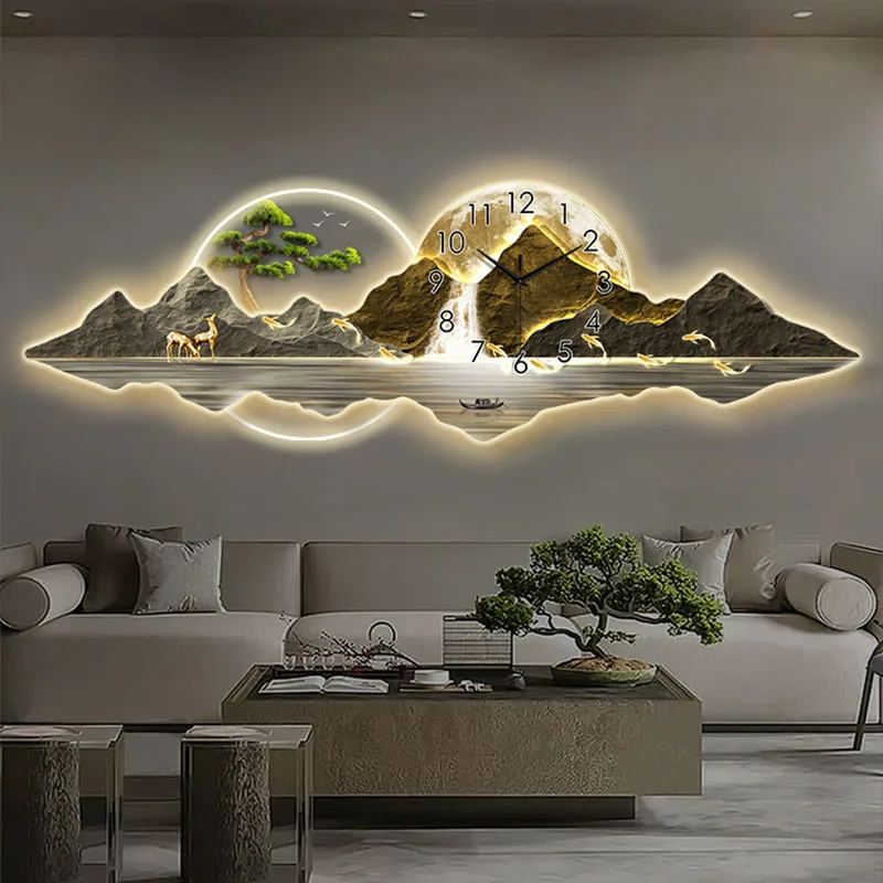 Modern Chinese Painting with C - Lighting Home Decor Wall Clocks recensie en prijs