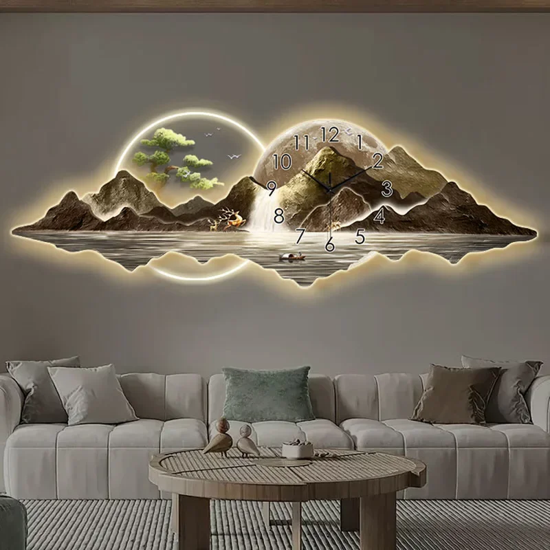 Modern Chinese Painting with C - Lighting Home Decor Wall Clocks recensie en prijs