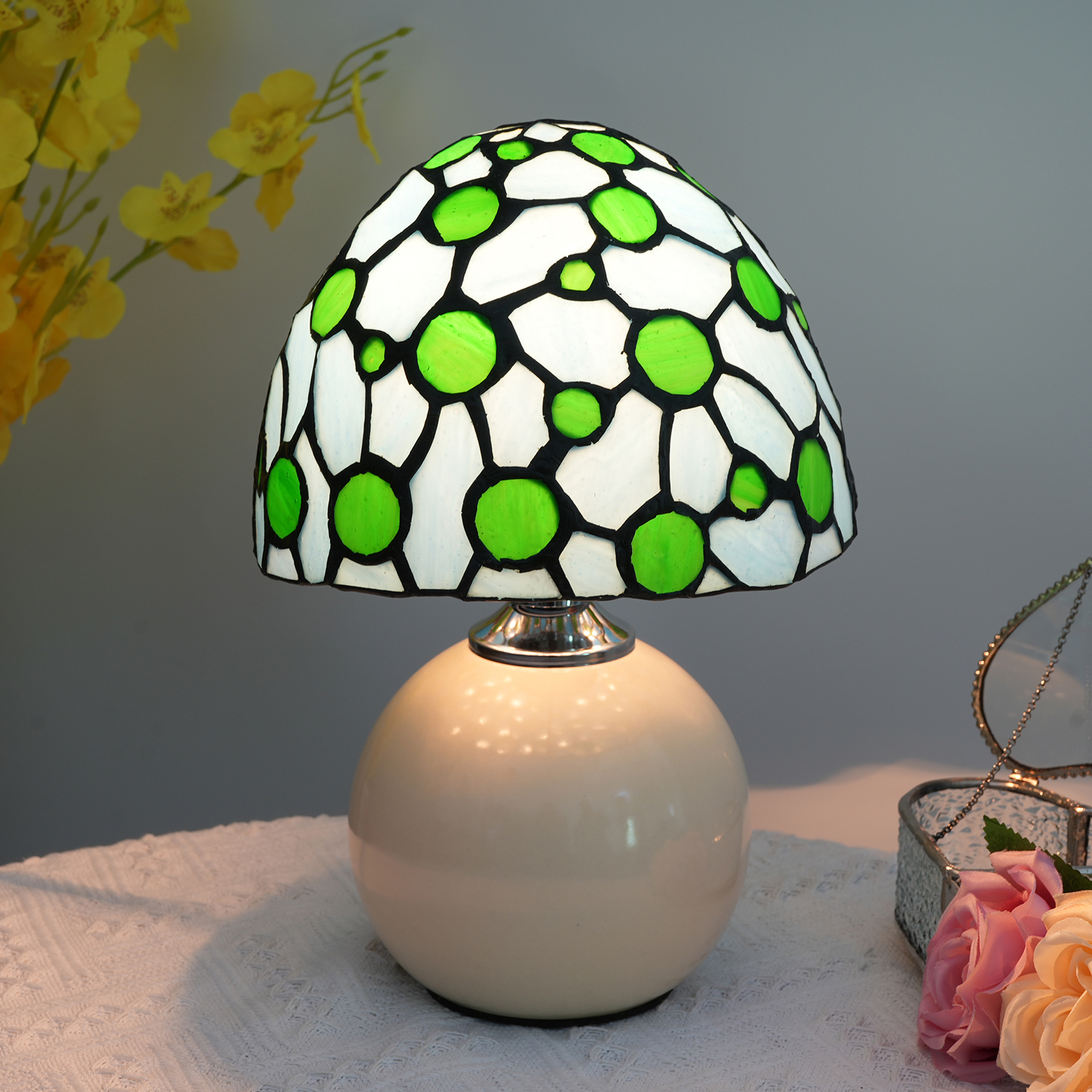 Creative glass Mushroom Style  - Mushroom Table Lamp recensie en prijs