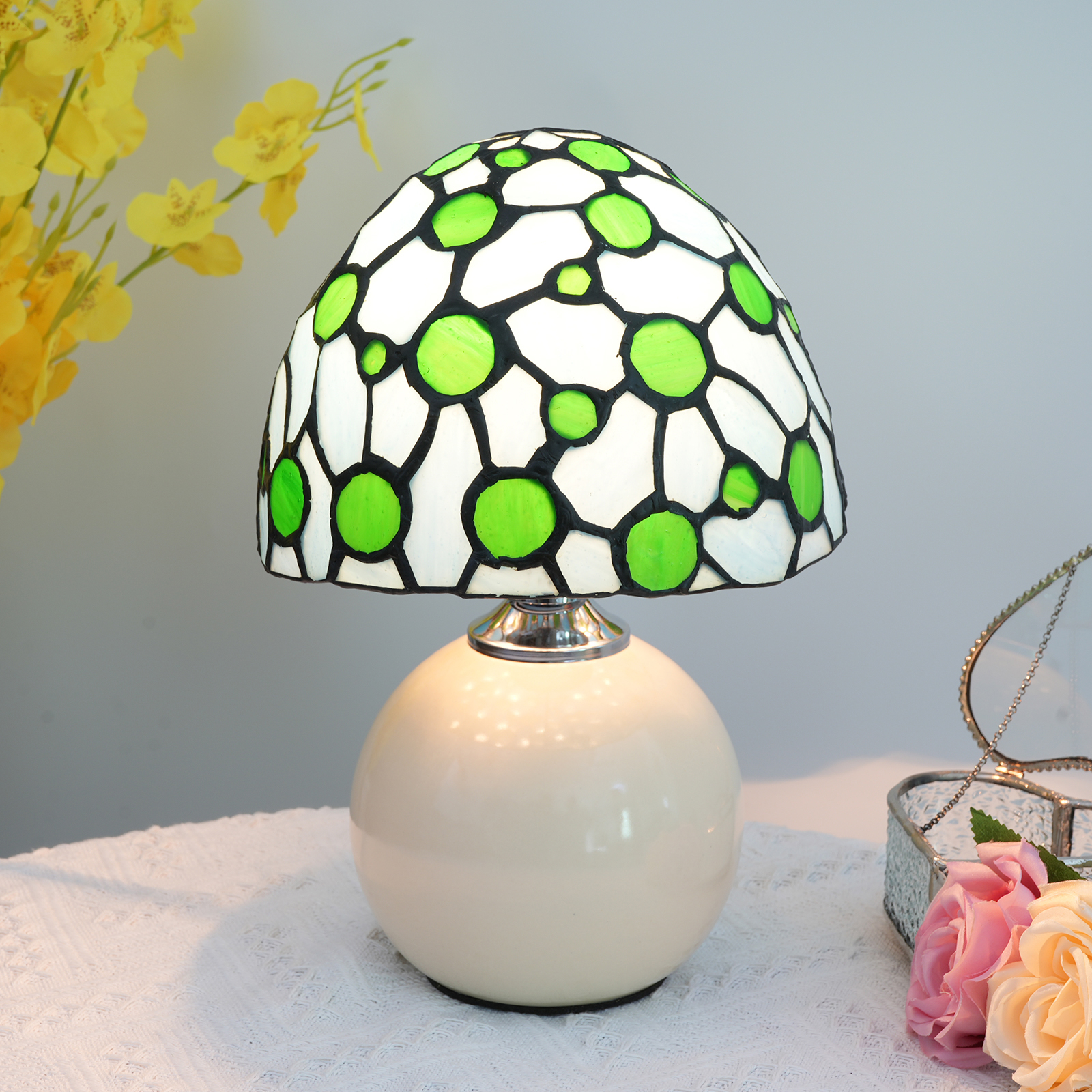 Creative glass Mushroom Style  - Mushroom Table Lamp recensie en prijs