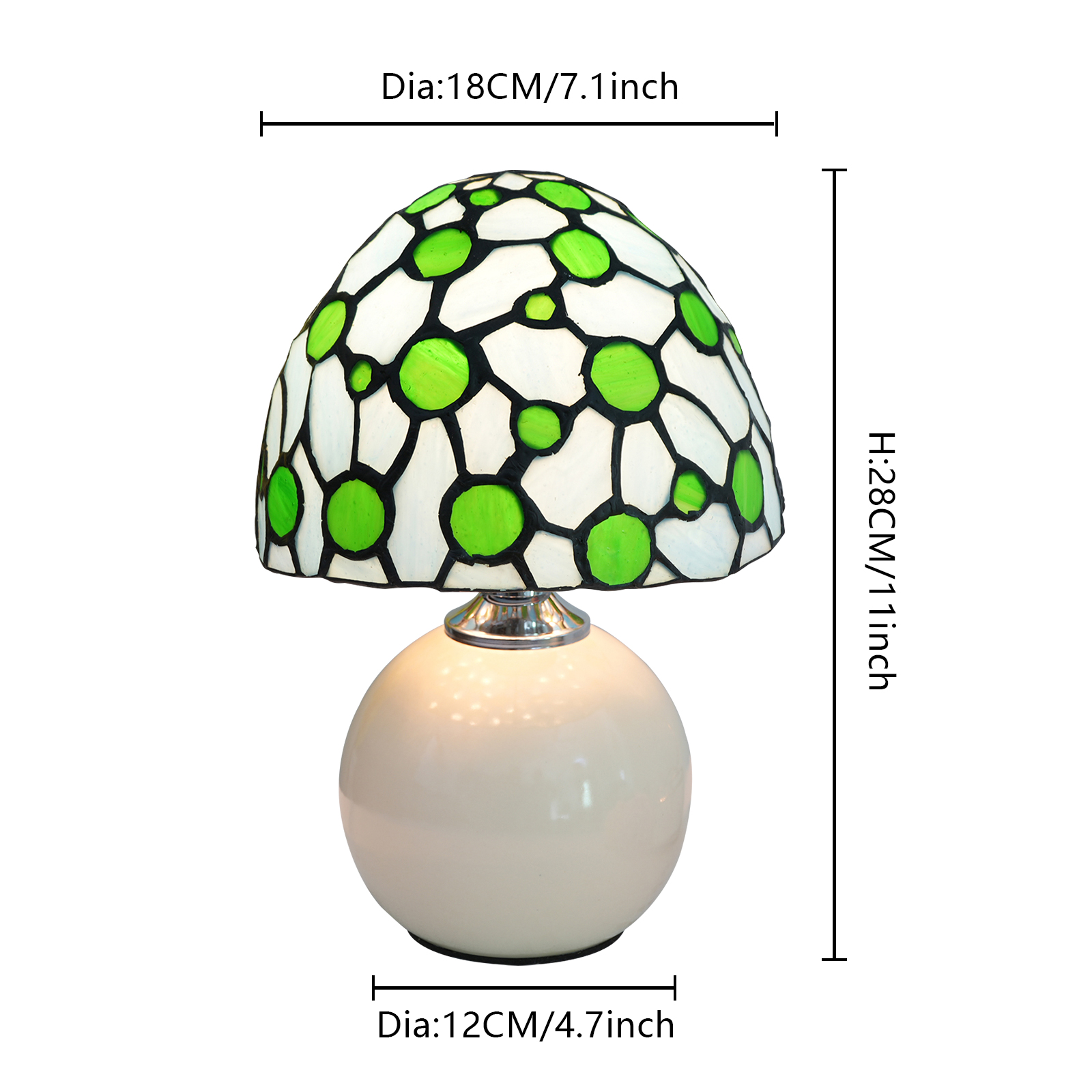 Creative glass Mushroom Style  - Mushroom Table Lamp recensie en prijs