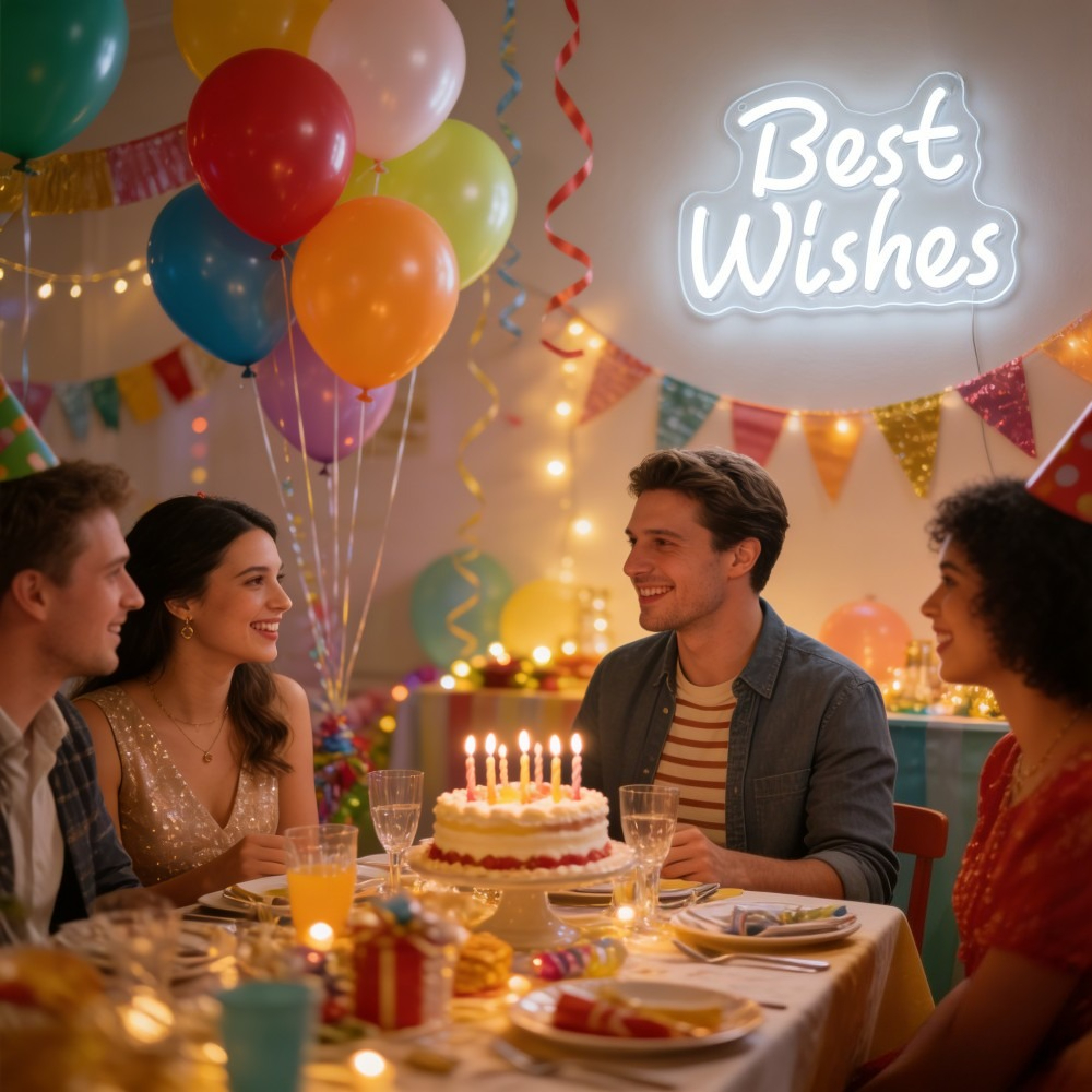 Best Wishes Dimmable LED Neon  - Outdoor Lighting Decor Ideas recensie en prijs