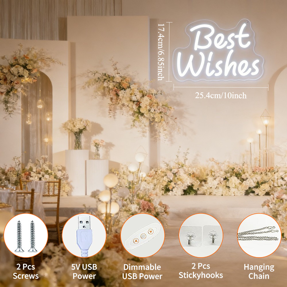 Best Wishes Dimmable LED Neon  - Outdoor Lighting Decor Ideas recensie en prijs