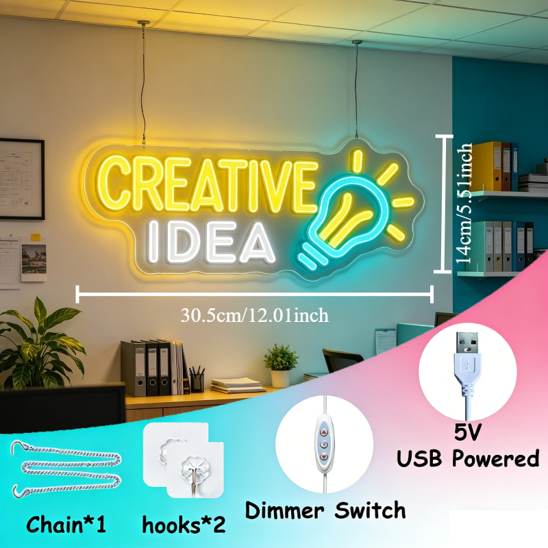 Creative Idea LED Neon Light D - Outdoor Lighting Decor Ideas recensie en prijs