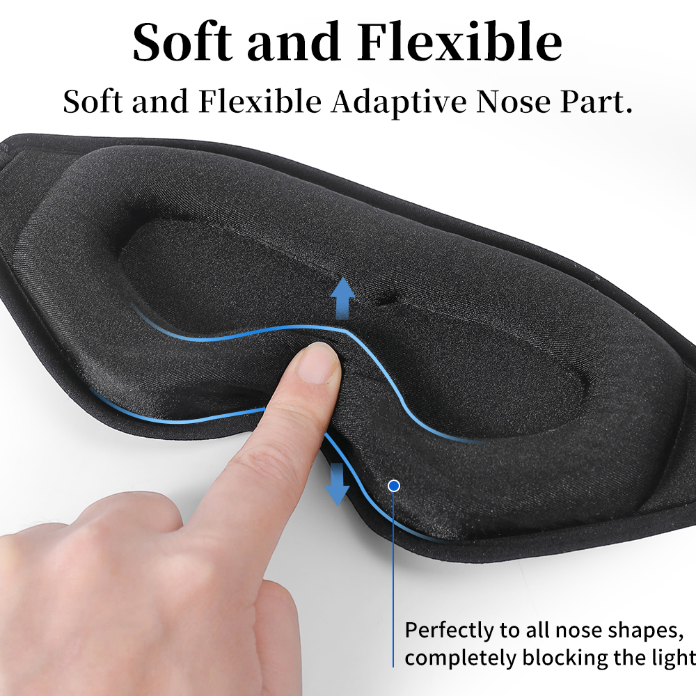 3D Soft Padded Sleeping Mask,  - Lighting Jockey recensie en prijs