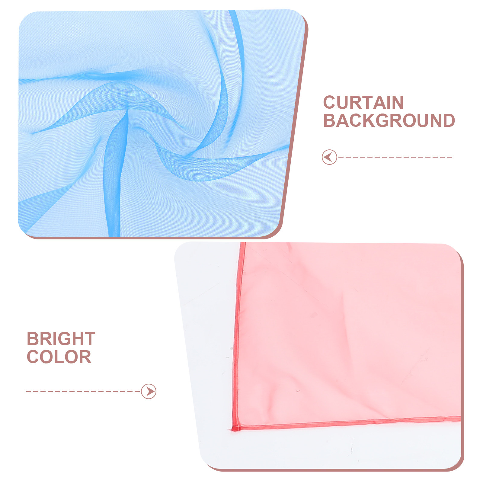 4Pcs Sheer Curtain Colorful Ba - Kitchen Decor Lighting recensie en prijs