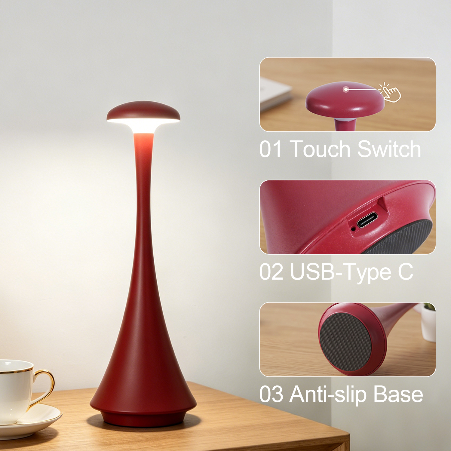New Arrival Mushroom Table Lam - Mushroom Table Lamp recensie en prijs