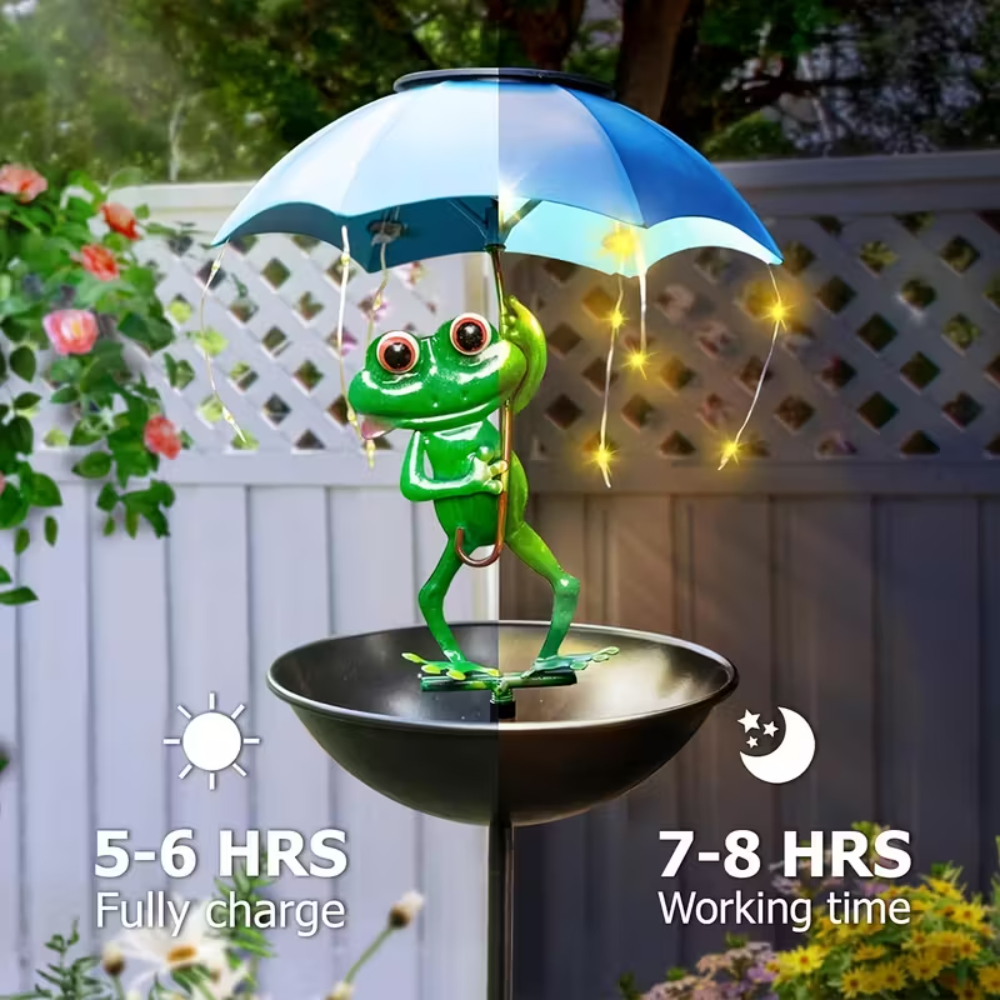 Solar Bird Feeder Metal Outdoo - Outdoor Lighting Decor Ideas recensie en prijs