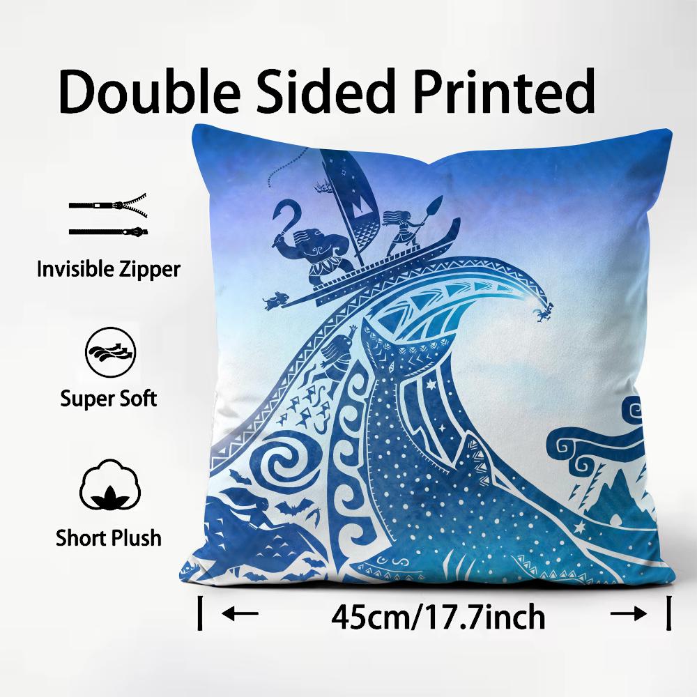Light blue ocean ripple Cushio - Lighting Decor And Beyond recensie en prijs