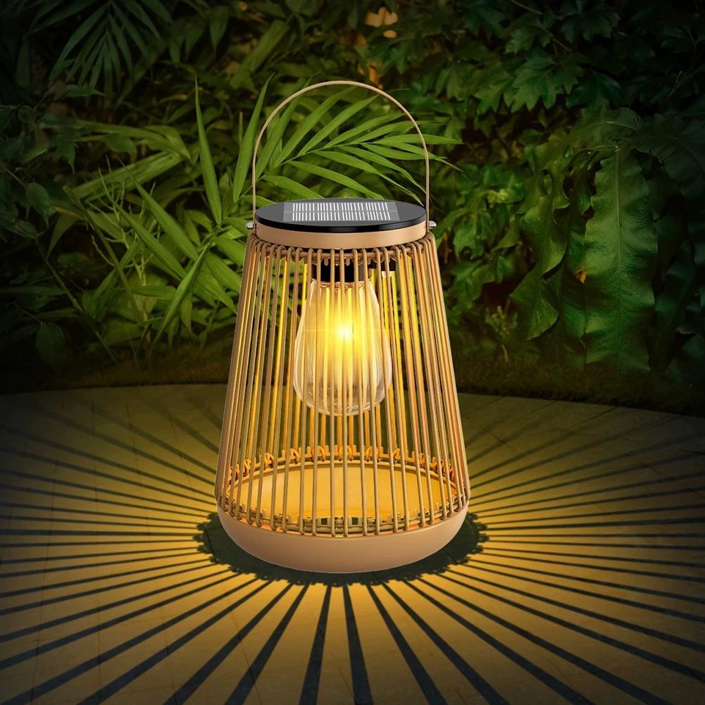 IP65 Waterproof Solar Rattan L - Garden Lighting Decor recensie en prijs