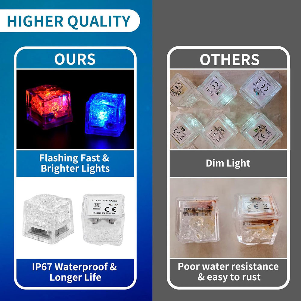 50/100 Pack of LED Ice Cubes G - Decor Lighting Pack recensie en prijs