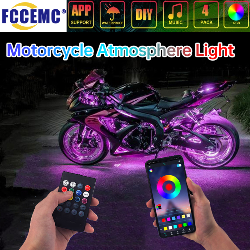 APP LED Motorcycle Car Atmosph - Lighting Bolt Decor recensie en prijs