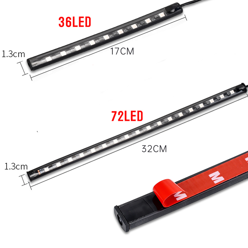 APP LED Motorcycle Car Atmosph - Lighting Bolt Decor recensie en prijs