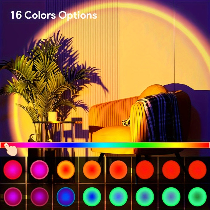 1pc Vibrant Sunset Projection  - Sunset Lamp Projection recensie en prijs