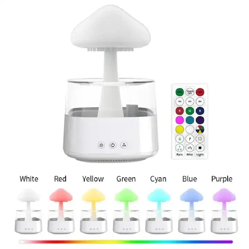 Cloud And Raindrop Humidifier  - Mushroom Table Lamp recensie en prijs